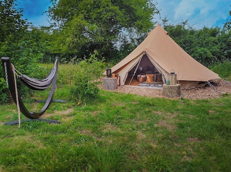 Comfort Tent, Garden View. Langeland Camping