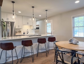 Dining - Bungalow Oasis! Central to Beaches for Groups w/ Firepit, Yard & Outdoor Shower (Wilmington)