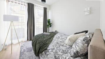 2 chambres, fer et planche Ă repasser, Wi-Fi, draps fournis