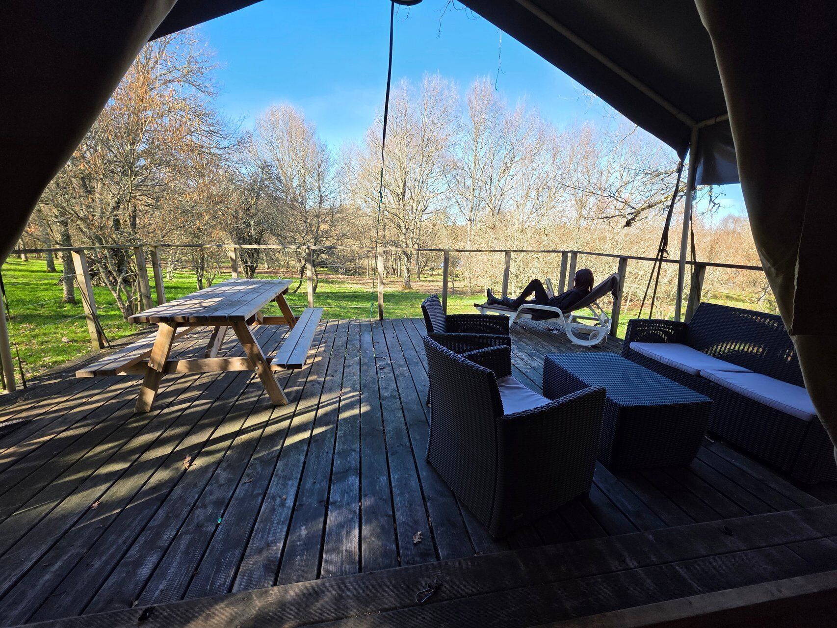 Restauration en plein air