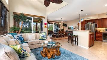 Condo, Multiple Beds (Waikoloa Beach Villas#O1) | Living area