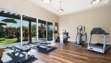 Condo, Multiple Beds (Waikoloa Beach Villas#O1) | Fitness facility