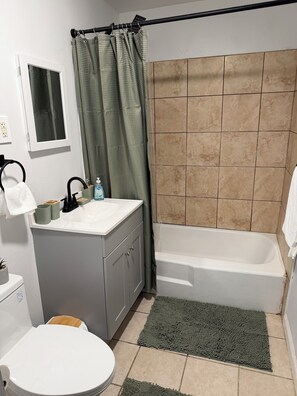 Hair dryer, towels, soap, toilet paper - Lovely 2-bedroom house in charming Rochester (Rochester)