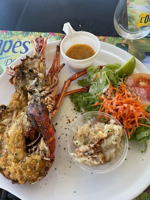 Food and drink - Le Cocon Bleu - 2 steps from the beach 🌴✨ (Le Moule)