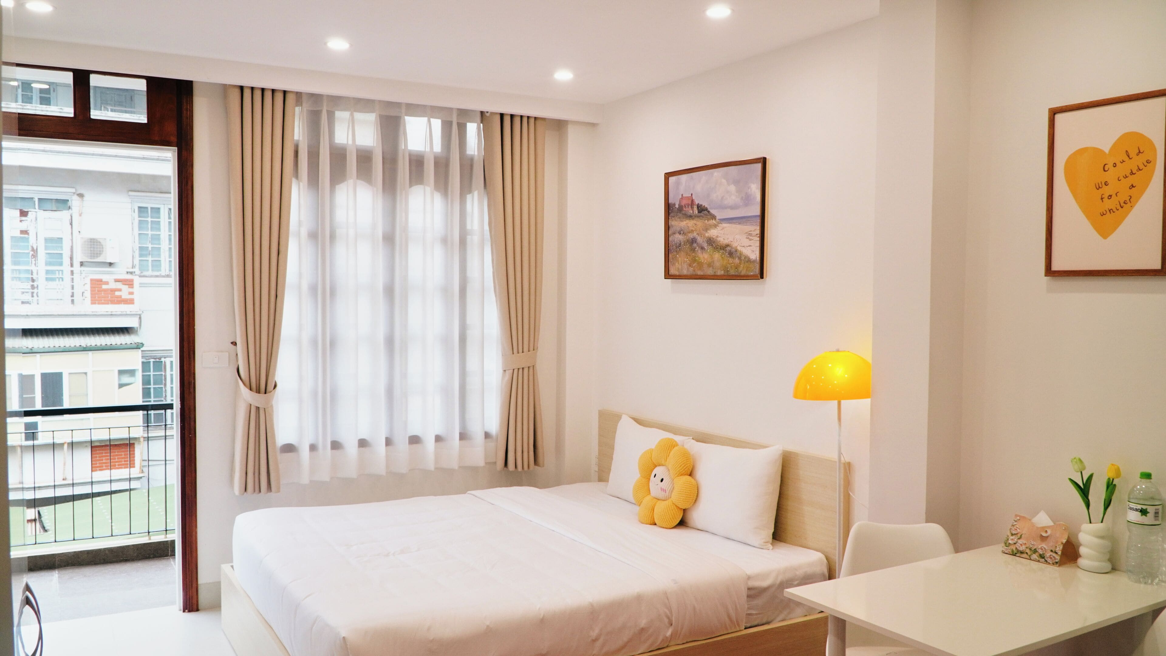 Panoramic Double Room, Balcony, City View | Blackout curtains, soundproofing, iron/ironing board, free WiFi