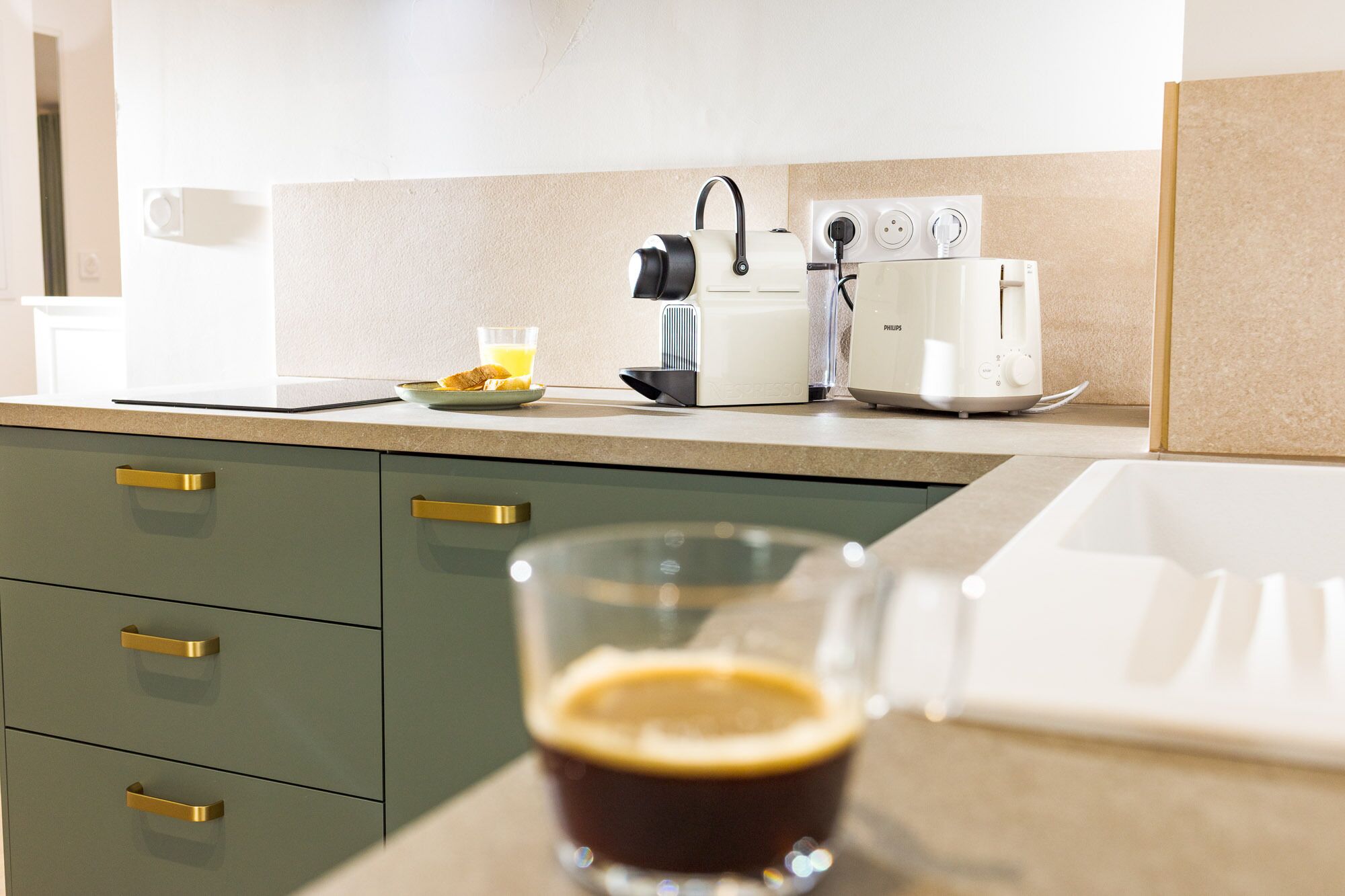 Appartement Exécutif, salle de bains attenante, vue ville (cuisine) | Cuisine privée