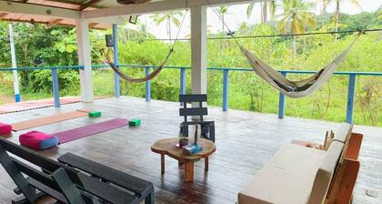 Oceanfront Jungle Retreat House in Bahia Solano | Yoga Shala & Beach Access