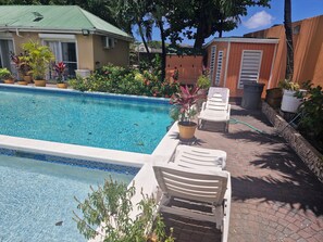 Pool - Cozy, convenient and secured studio-Located Almond Grove Cole bay. (Cole Bay)