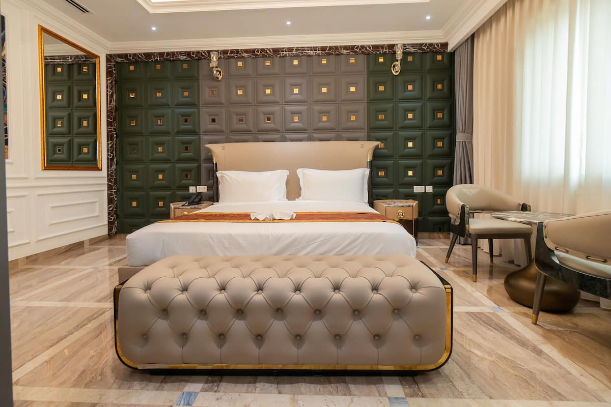 Junior Suite, Hill View | In-room safe, desk, laptop workspace, blackout drapes
