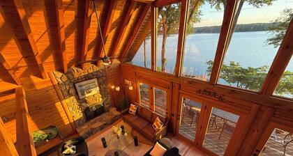 Main Channel Point Lot Lakefront Retreat - Sweeping Views, Private Dock + Lift
