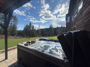 Utendørs boblebad