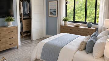 1 bedroom, desk, iron/ironing board, WiFi (free)