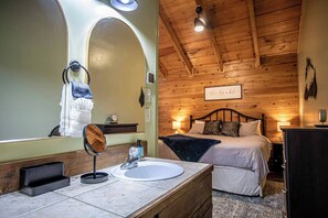 Bathroom - Best * Enchanted Couple's Cabin Smoky Mts Escape (Sevierville)