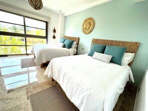 Free WiFi, bed sheets, wheelchair access - Luxury Family Retreat in La Amada - Steps to Beach & Pools (Residencial La Amada)