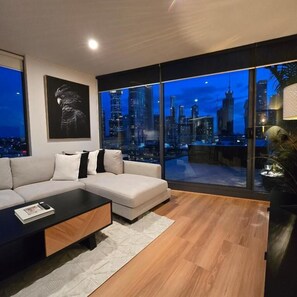 Apartment, 2 Bedrooms | Living room - Charming 2-bedroom Apartment in Central Melbourne (Melbourne)