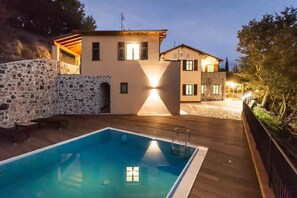 Pool - Holiday home with air conditioning, garden and pool (Borgomaro)
