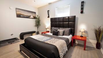 3 slaapkamers, een strijkplank/strijkijzer, gratis wifi, beddengoed