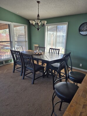 Dining - The Lil Lazy Lakehouse
Home Hillsdale Mi,                           
3BR, 1 bath (Hillsdale)
