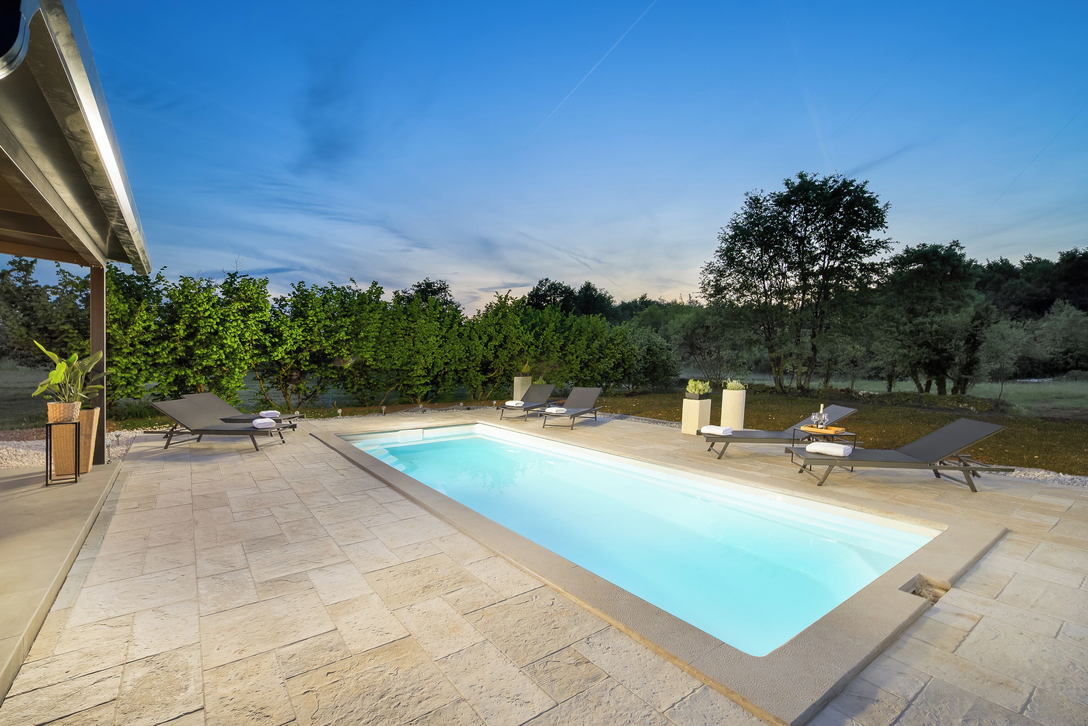 Piscine chauffée