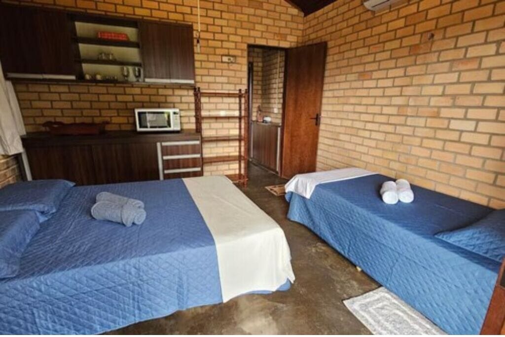 Comfort Chalet, Lanai, Garden View | Ruang kerja komputer riba, seterika/papan seterika 
