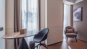 Chambre Double Supérieure pour 1 personne, vue ville | Intérieur
