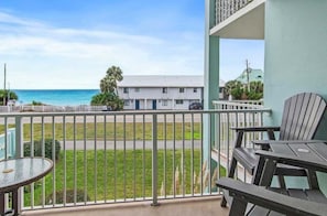 Terrace/patio - Gulf Views! Beach Service Included! Private Beach! Gulfview I 213! (Miramar Beach)