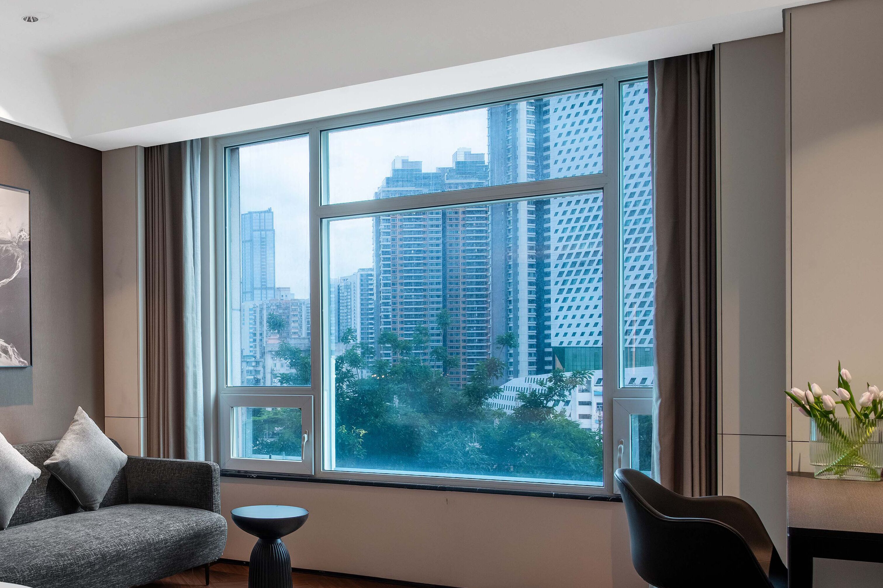 City view from property
