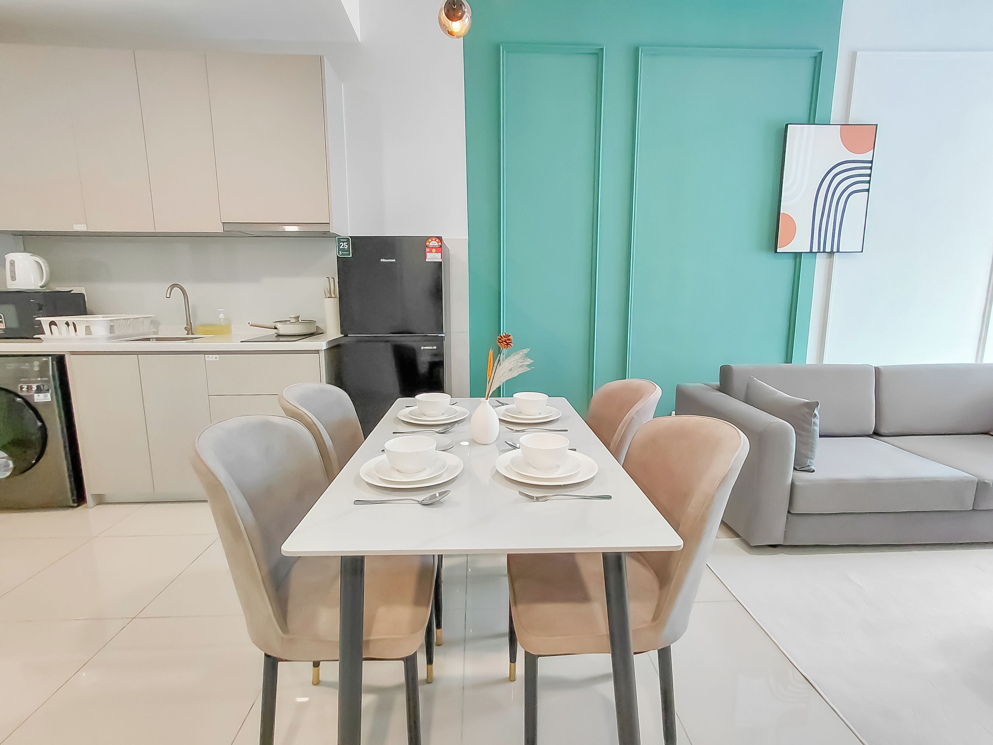 Apartamento, 2 habitaciones | Restauración