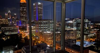 skyline- view+ Cozy 1BR in vibrant Atlanta