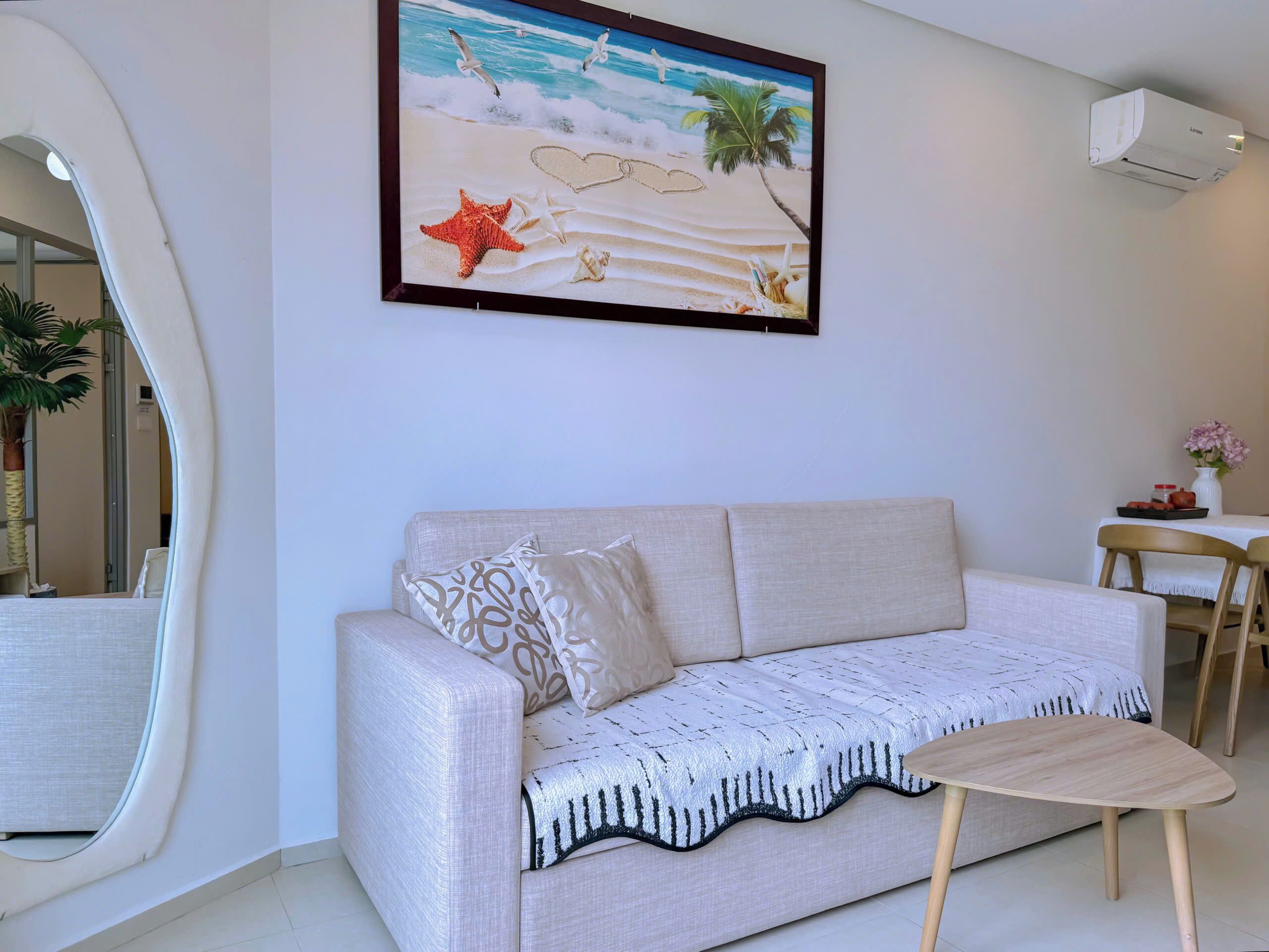 Familienapartment, Balkon | Wohnbereich