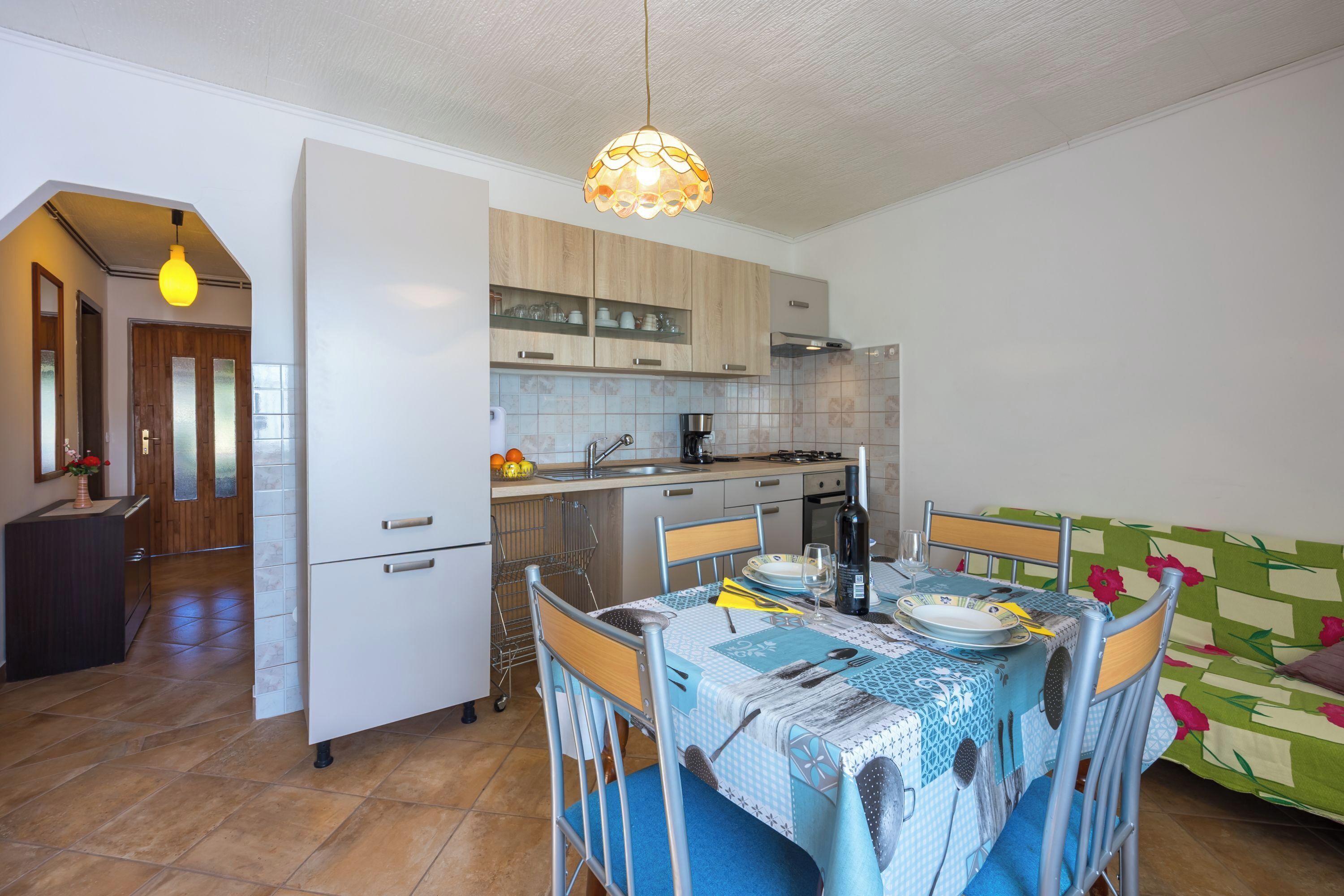 Kitchen and dining area