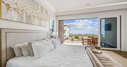 Luxury 4BR | Rooftop Terrace, Elevator & Ocean Views · American Beach