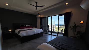Vila Mewah, balkon, pemandangan pantai | Wi-Fi gratis