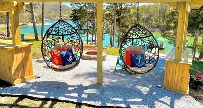 NEW! Lakefront Home with Private Dock & Steps to Water
