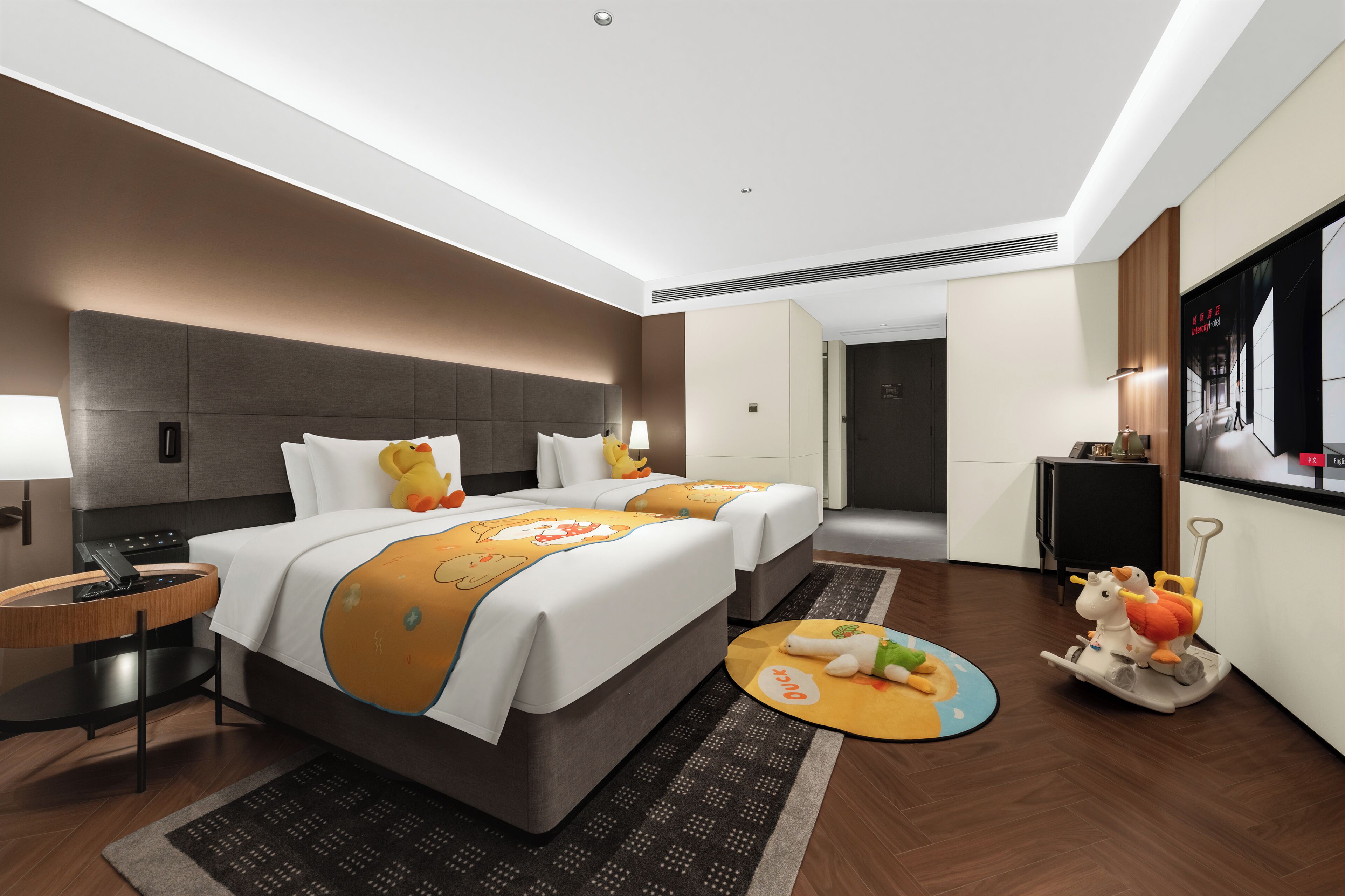 Family Double Room, River View | Desk, laptop workspace, blackout drapes, iron/ironing board
