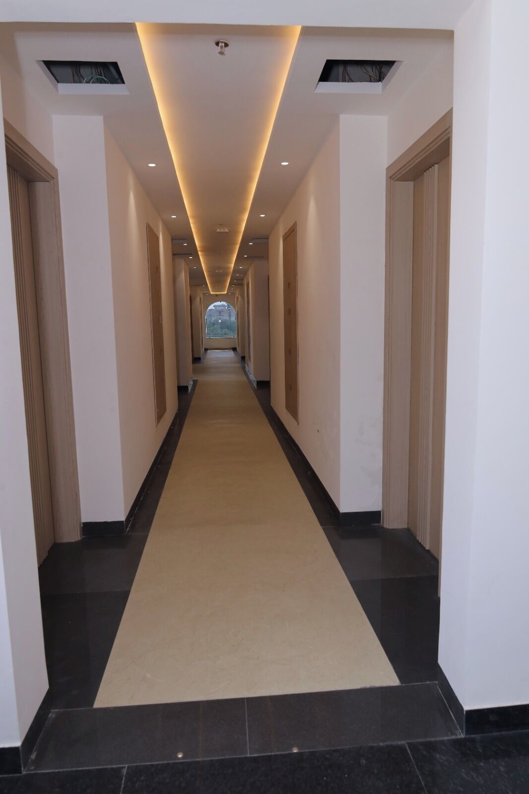 Interior entrance