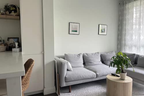 Luxury-Zimmer, Stadtblick | Wohnbereich
