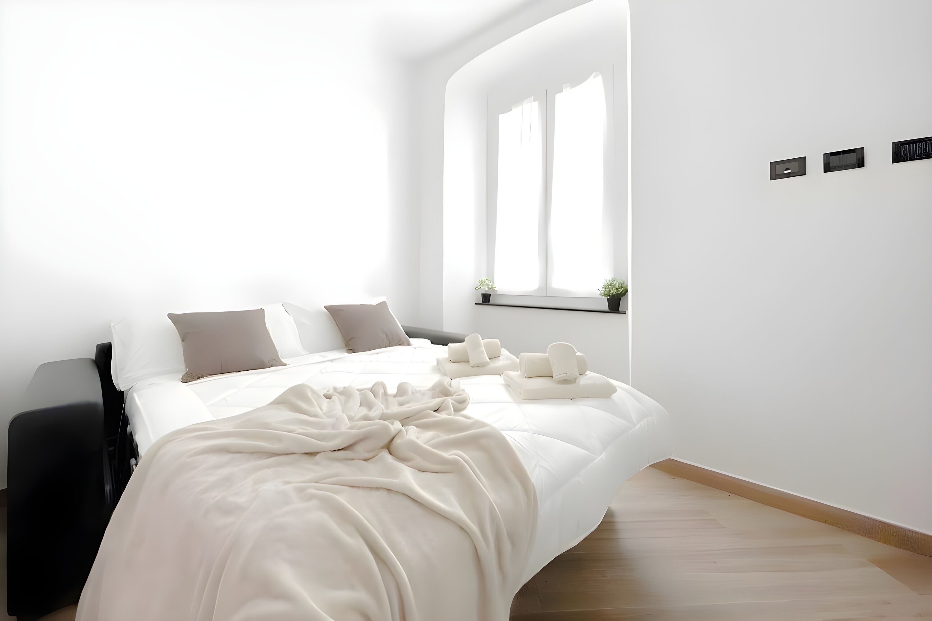 Standard-Apartment, Mehrere Schlafzimmer (Via D'Andrade Sestri Ponente) | 2 Schlafzimmer, kostenloses WLAN, Bettwäsche