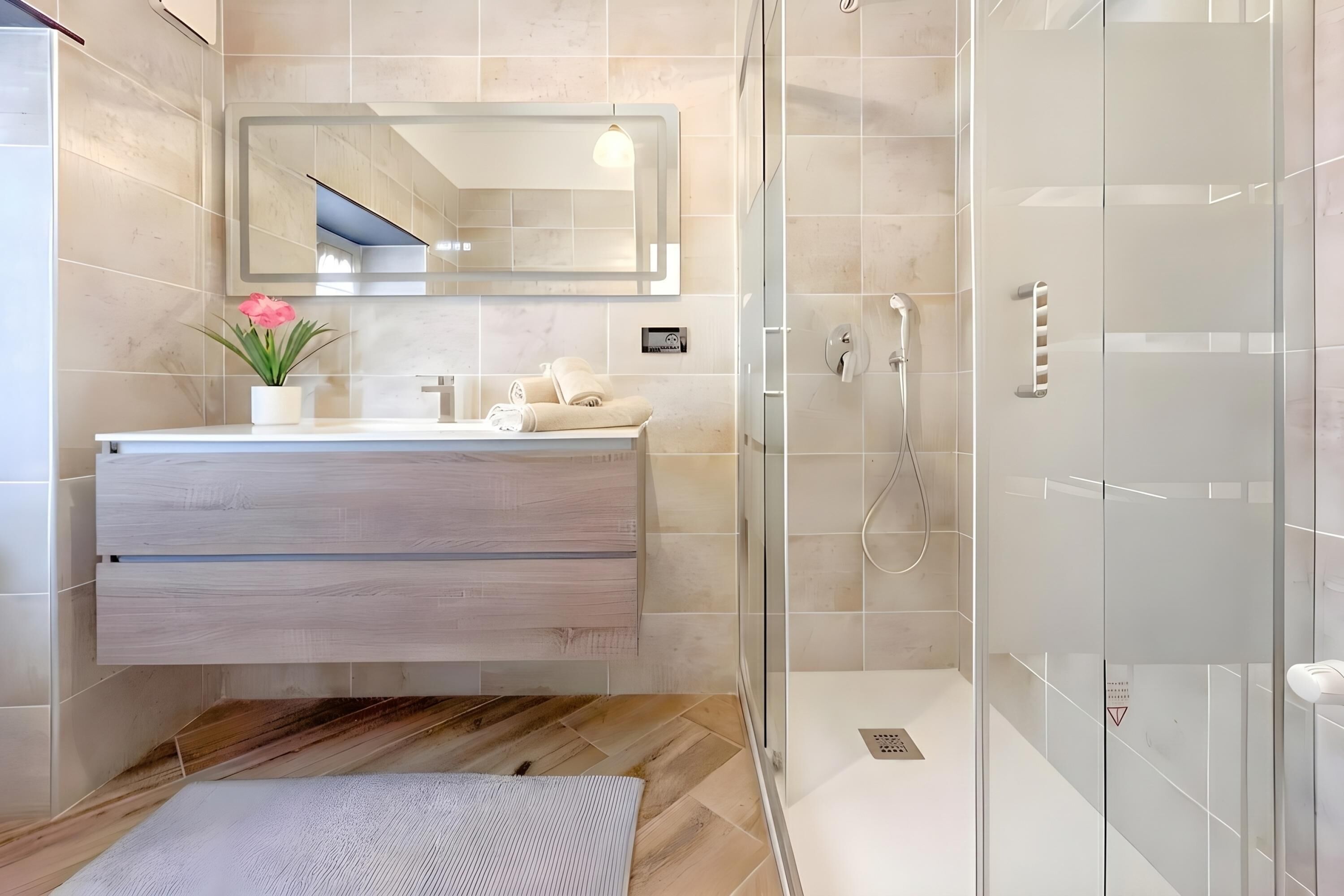 Appartement Standard, plusieurs chambres (Via D'Andrade Sestri Ponente) | Salle de bain