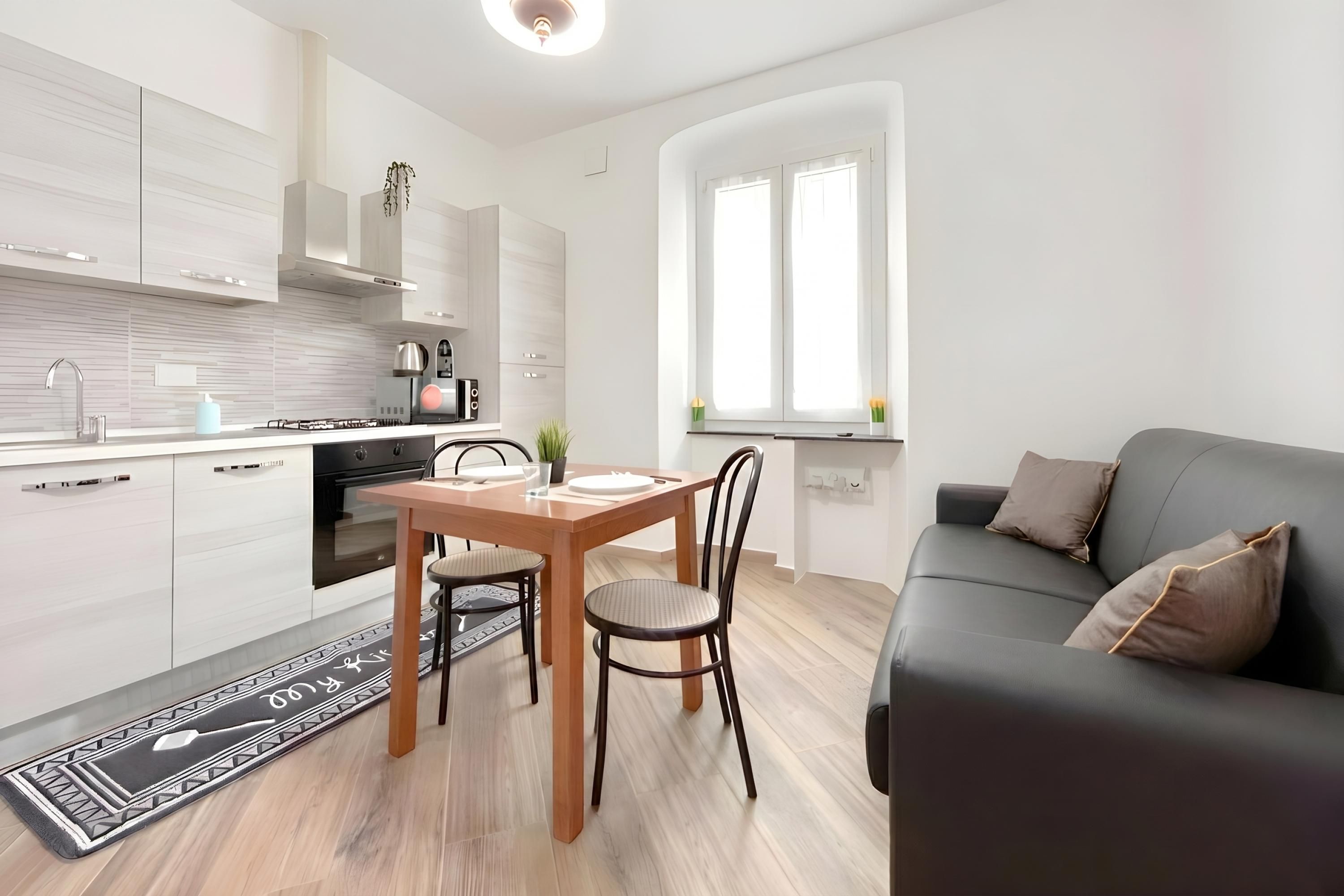 Standard Apartment, 2 Bedrooms, Microwave (Via D'Andrade Sestri Ponente) | Private kitchenette