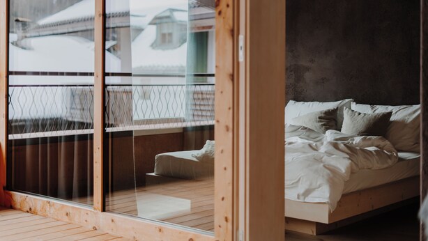 Apartemen, pemandangan gunung