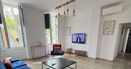 Appartement lumineux proche plage et port