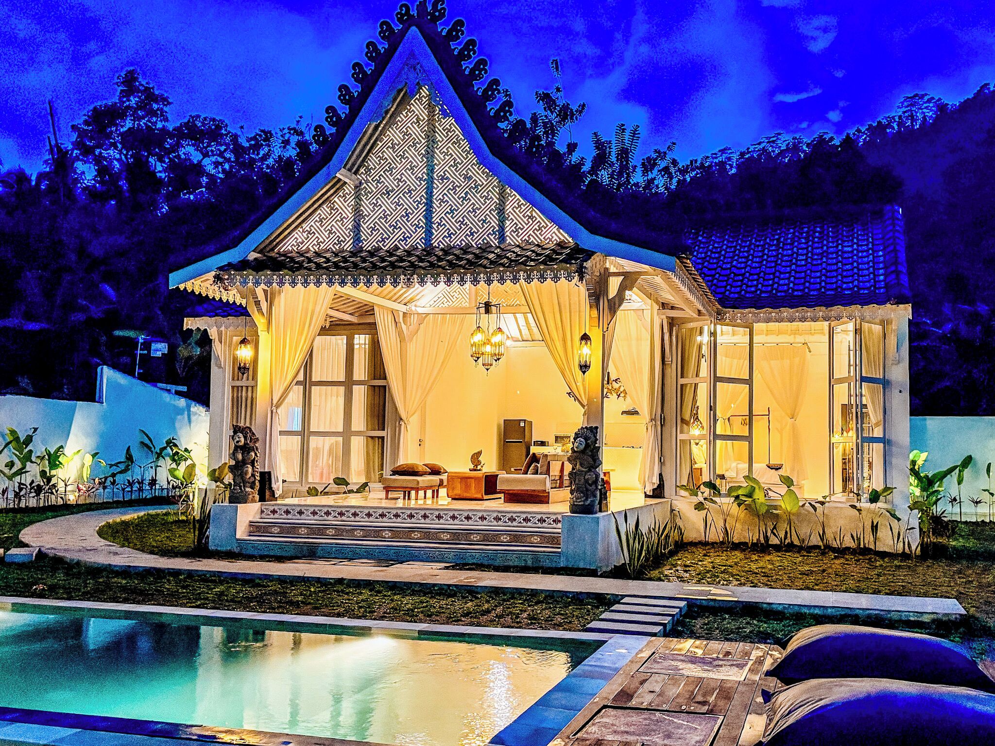 Two-Bedroom Villa with Private Pool | View from room