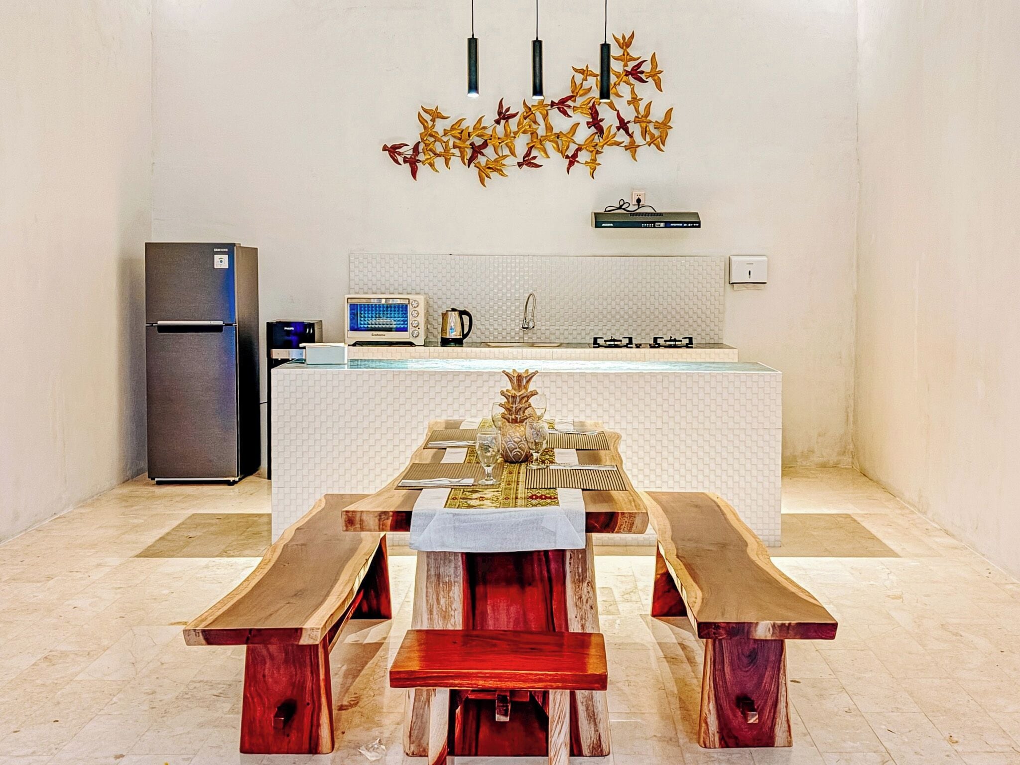 Two-Bedroom Villa with Private Pool | Private kitchen | Mini-fridge, microwave, oven, stovetop