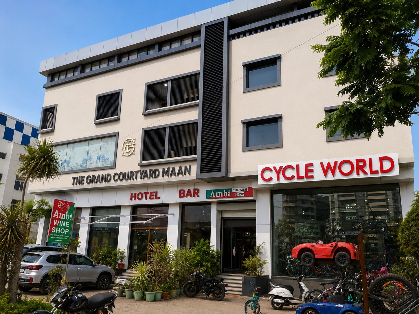 Fassade der Unterkunft