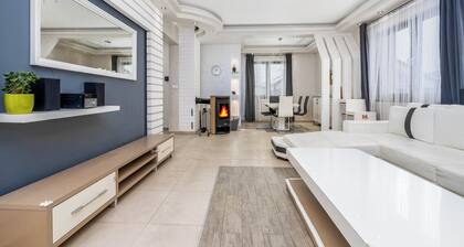 Spacious 6-bedroom villa in gorgeous Králův Dvůr with fitness room and terrace