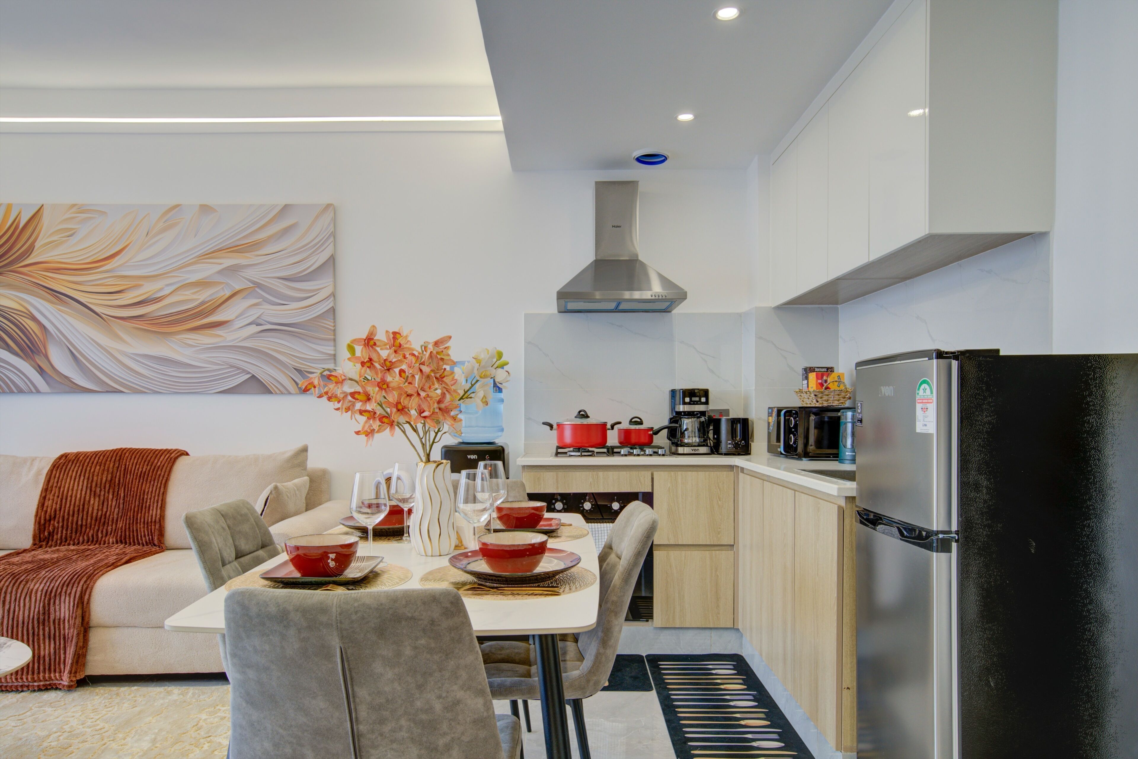 Apartamento, 1 quarto | Sala de jantar