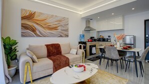 Apartment, 1 Bedroom | Ruang makan