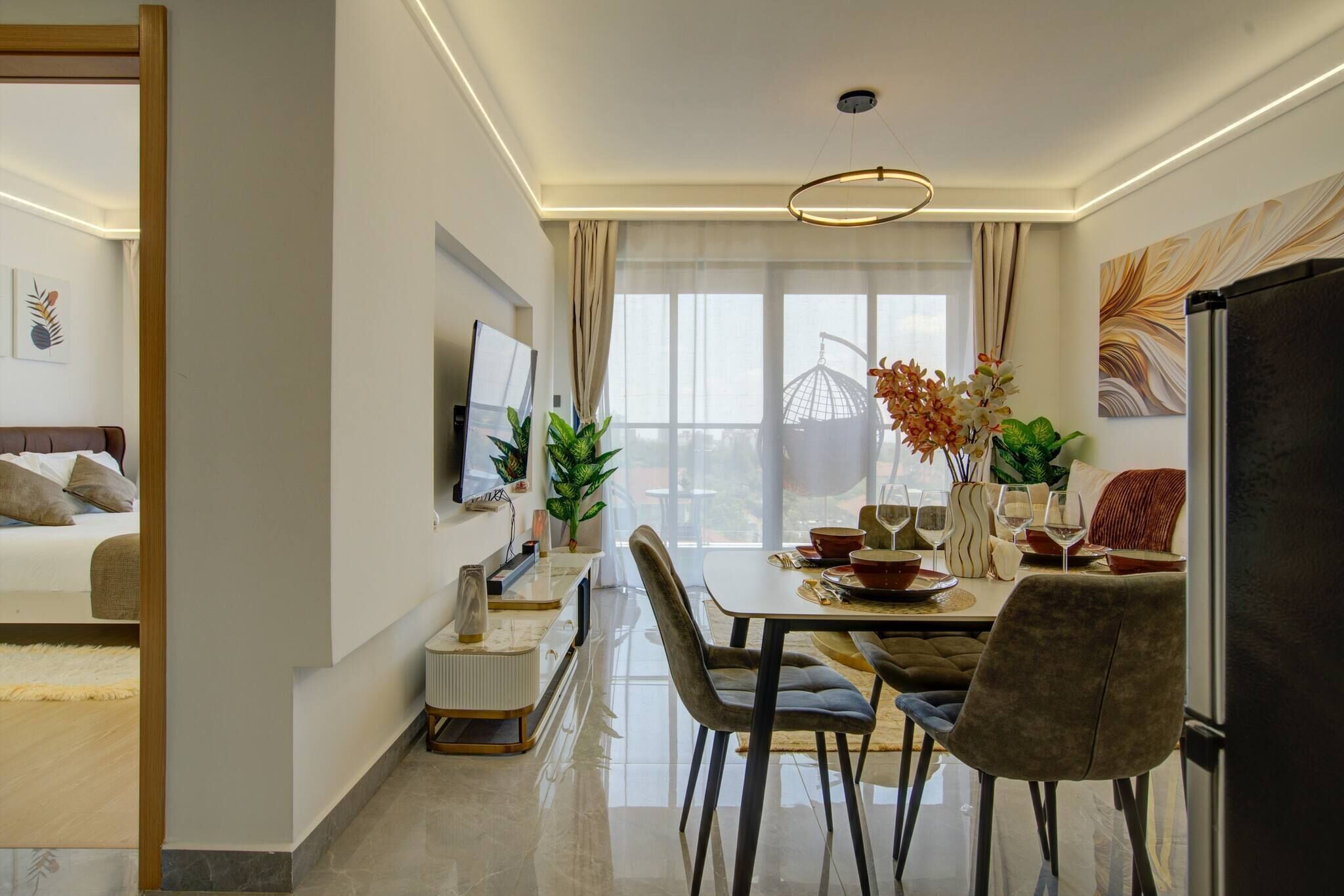 Appartement, 1 chambre | Salle à manger