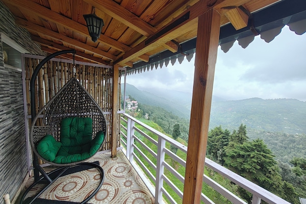 Deluxe Double Room, Balcony, Mountain View | Desk, laptop workspace, iron/ironing board (on request), WiFi (free)